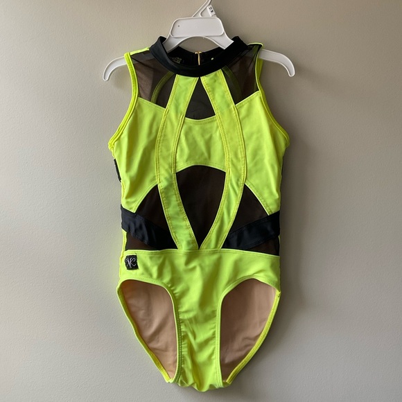 Kandi Kouture Costumes Kandi Kouture Neon Green Leotard Poshmark